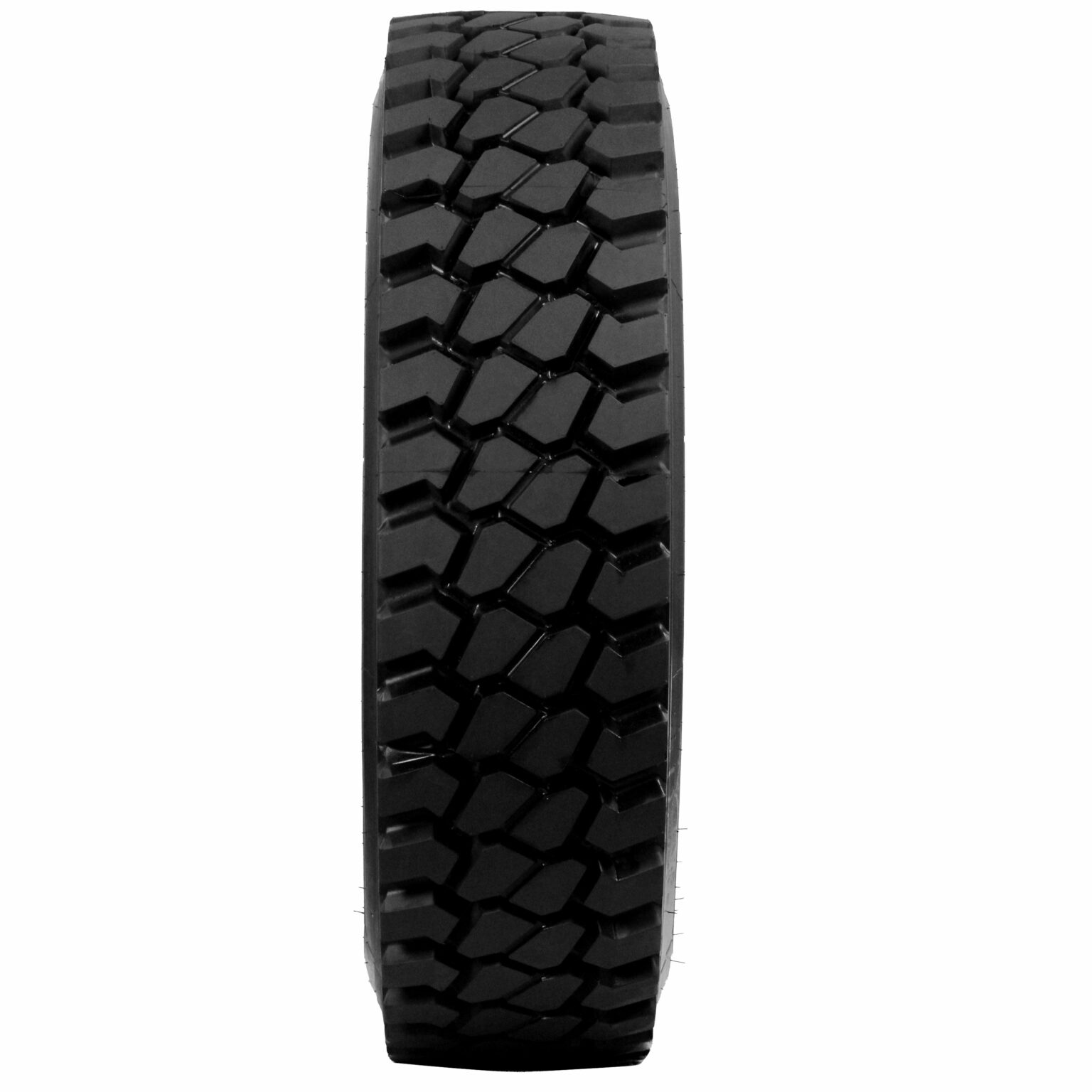 Der nicht laufrichtungsgebundene Antriebsreifen Aerotyre constructaultra von GB Tyres mit besonders tiefem Profil für anspruchsvolle Baustellen.